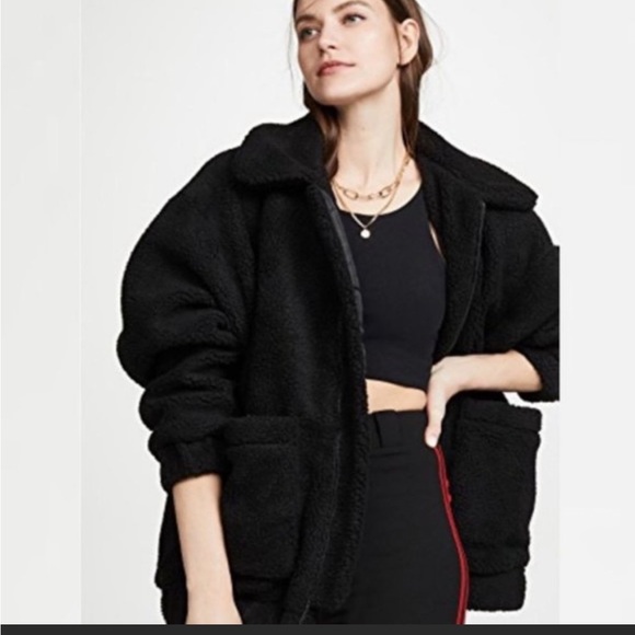 I.AM.GIA Jackets & Blazers - I.am.gia women’s sherpa slouchy oversized jacket zip up teddy coat size small